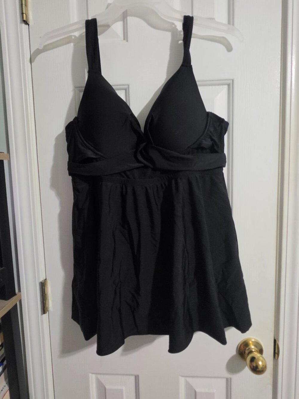 Torrid Underwire Wrap Front Swim Dress with Brief